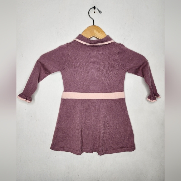 Modern Moments By Gerber Toddler Girl Collar Sweater Dress, Size 2T - Picture 10 of 11